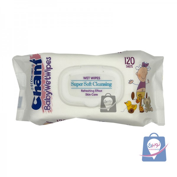 دستمال مرطوب کودک چانف 120 عددی مدل اقتصادی