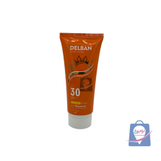 کرم تیوپی 50 گرمی ضدآفتاب (SPF30)دلبان