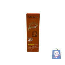 کرم تیوپی 50 گرمی ضدآفتاب (SPF30)دلبان