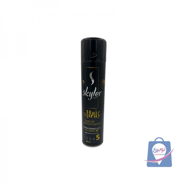 اسپری مو اسکایلر شماره 5 مشکی حجم 250 میلی لیتر Extra Strong Hold 05