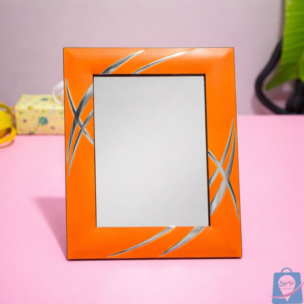 آینه رومیزی و قاب عکس مدل مستطیل سایز 18*13