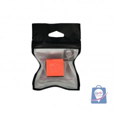 مداد تراش آرایشی دو قلو درب دار با پاک کننده