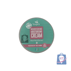 کرم کاسه ای مرطوب کننده دست و صورت حاوی عصاره آلوئه ورا حجم220میلی لیتر سوپکس
