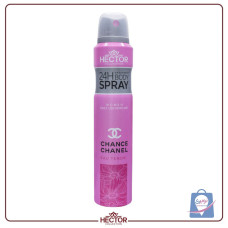 اسپری خوشبوکننده بدن زنانه هکتور مدل چنس چنل حجم 200میلی لیتر